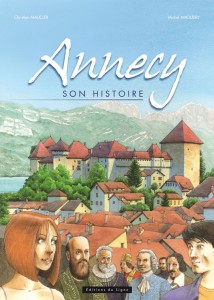 Couv de la BD ville d'Annecy